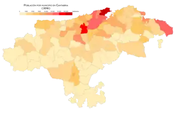 Población por municipio (2018)