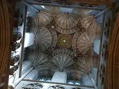 Catedral de Canterbury, bóveda de abanico del crucero