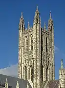 Torre del crucero de la catedral de Canterbury