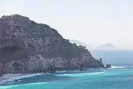 Vista de Cape Point desde el cabo de Buena Esperanza.