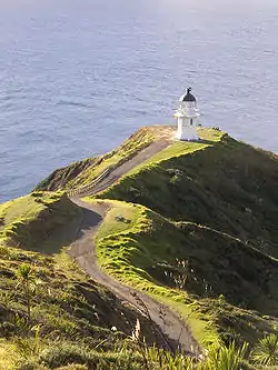 Un faro en el Cabo Reinga