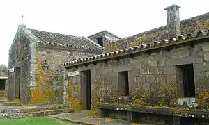 Vista exterior de la capilla.