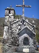 Capilla del Tisure, construida por Juan Félix y Epifania Gil, vista desde el frente.