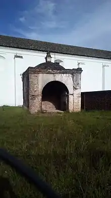 Capilla posa del siglo XVII en San Cristobal Totonicapán, Guatemala.