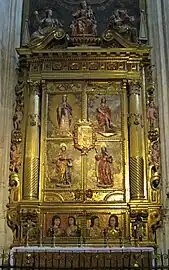 Retablo lateral de la Capilla Real de Granada, de Alonso de Mena (1632).