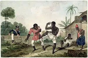 Augustus Earle: Capoeira, 1824, Biblioteca Nacional de Canberra