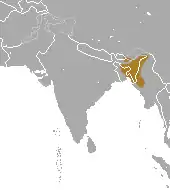 Distribución del langur de gorra