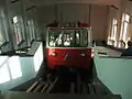 Vagón en la estación superior