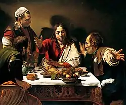 Cena en Emaús, Caravaggio, 1601, Londres