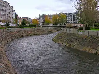 Parque del Allones en el centro de Carballo.