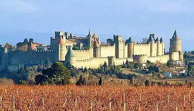 Recinto fortificado de Carcassonne.