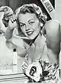 Miss EEUU 1955Carlene King Johnson , quien compitió como Miss Vermont USA