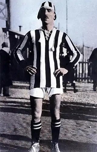 Carlo Bigatto, entrenador de la Juventus en 1935.