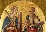 Carlo Crivelli, Saint Catherine of Alexandria and Girolamo
