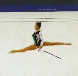 Carolina en el Campeonato Mundial de Alicante (1993).