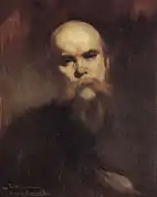 Retrato de Verlaine por Eugène Carrière.