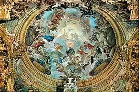 Cúpula del Sagrario de la Cartuja de Granada.