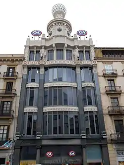 Casa Damians (1913-1915), de Eduard Ferrés, Lluís Homs e Ignasi Mas.