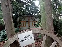 Vista desde afuera de la Casa-Museo, la cual se encuentra intacta desde el fallecimiento del escritor.