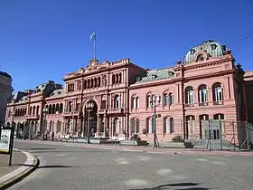 La Casa Rosada, palacio presidencial de Buenos Aires