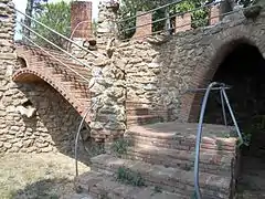 Escaleras del jardín.