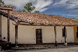 Típicas casas de la localidad