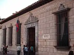 Casa natal del Libertador Simón Bolívar.