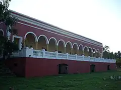 Hacienda henequenera en Yucatán.