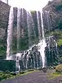 Vista de la cascada de La Baume.