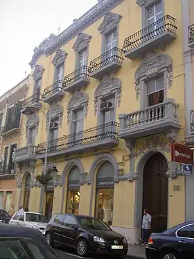 El Casino Español de Melilla, España.