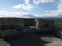 Torre sur, construida sobre el antiguo oratorio.