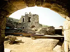 Interior del castillo