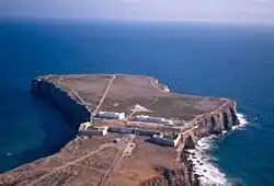 Punta de Sagres, antiguo "Promontorium Sacrum" romano dedicado al dios Saturno.