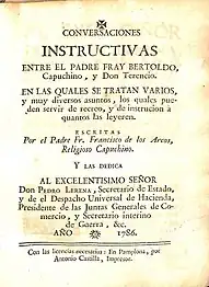 Conversaciones instructivas del capuchino Francisco de los Arcos (1786)