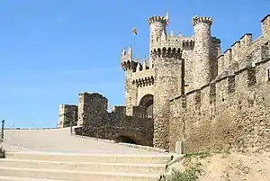 Castillo Templario en Ponferrada.