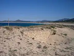 Muralla del castro de Porto de Baixo.