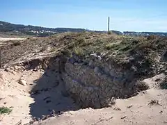 Muralla del castro de Porto de Baixo.