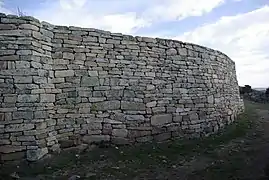 Muralla del castro vetón de Cogotas II.