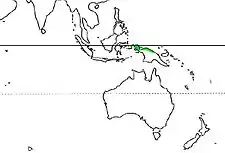 Distribución de la especie