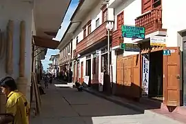 Calle principal de venta de artesanías