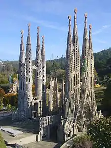 Templo Expiatorio de la Sagrada Familia.