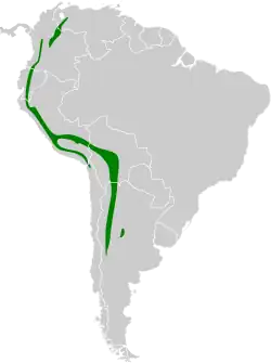 Distribución geográfica del semillero sencillo.