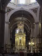 El altar.