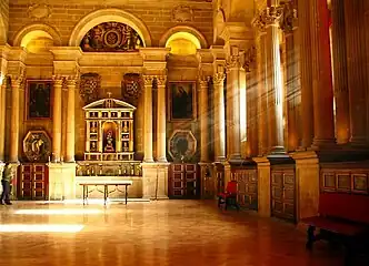 Sacristía de la catedral de Jaén, de Vandelvira (se terminó en 1579).