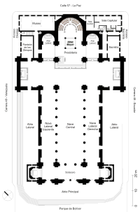 Planta de la catedral