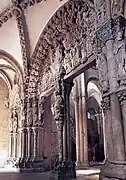 Pórtico de la Gloria de la Catedral de Santiago de Compostela.