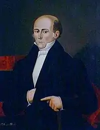 Cayetano Descalzi. Retrato del Conde Giraldez y Giraldez, c. 1840. Museo Nacional de Bellas Artes, Argentina.