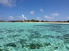 Archipiélago Los Roques en el mar Caribe.