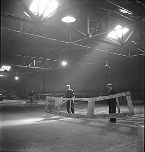 Sala de gálibos a Tyneside Shipyards (1943)