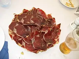 Plato de Cecina de León